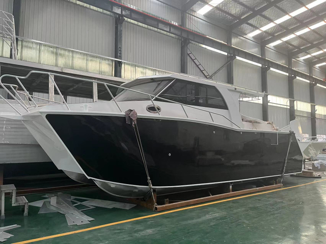 Yate de lujo del barco de los barcos del catamarán de la velocidad de la pesca del pasajero del taxi del agua del 10m para el océano