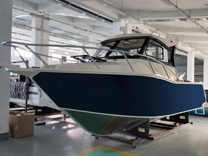 Barco de pesca en venta Barco Allsealion de aluminio de crucero con cabina de casco en V profunda de alta velocidad 7,5 m 25 pies 