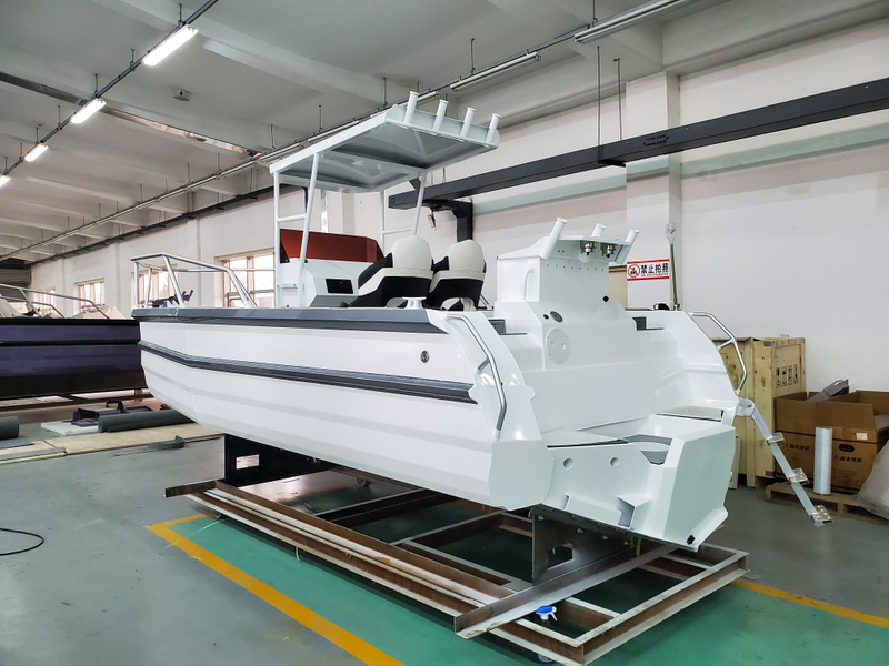 Barco de pesca de aluminio con consola central Easy Craft de 6,25 m a la venta con pontón