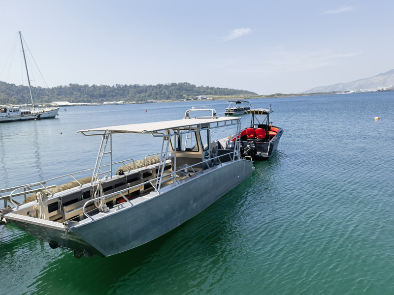 Embarcación de desembarco de aluminio de 9 m y 30 pies Embarcación de desembarco en alta mar para transporte de carga y transporte de carga de 9 m y 30 pies - Allsealion Boat