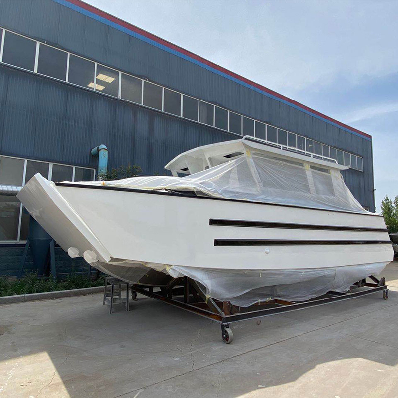 Lancha de desembarco de 9m, barco de aluminio que transporta embarcaciones de carga de 5 toneladas, lancha de desembarco de ferry con cabina para la venta