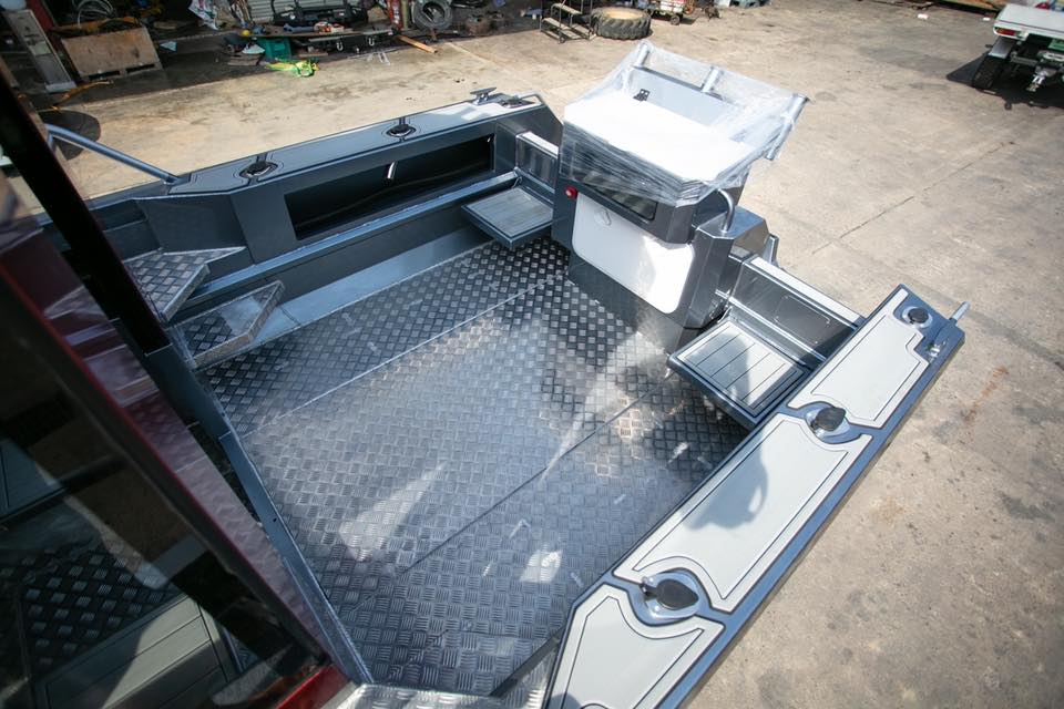 barco de pesca de aluminio de alta velocidad de los cruceros de la cabina del yate de lujo de los 25ft los 7.5m