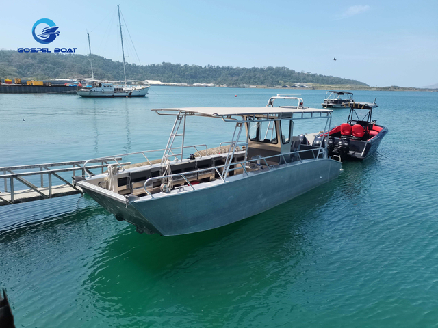 Lancha de desembarco comercial de 9 m / 30 pies para transporte de carga en alta mar