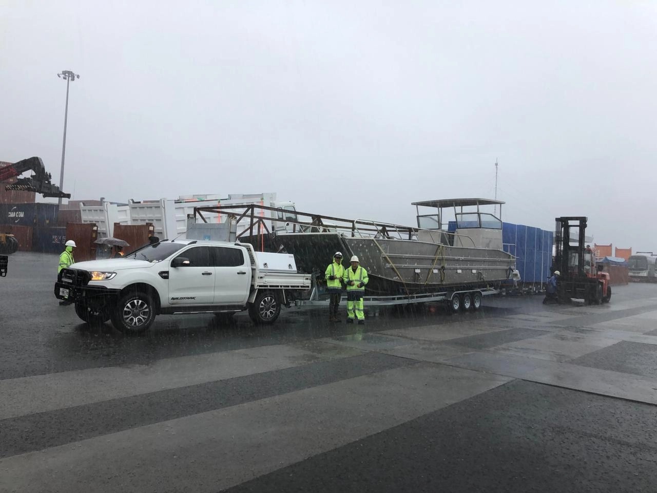 Lancha De Desembarco Barco Barco De Carga 